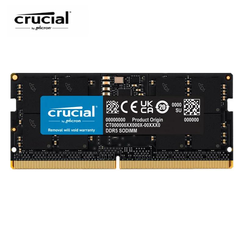 Crucial RAM Ʈ ޸, 16GB DDR5 5600MT/s (Ǵ 5200MT/s Ǵ 4800MT/s), CT16G56C46S5